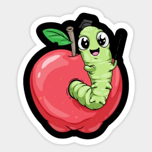 Caterpillar Teacher Pointer Sticker